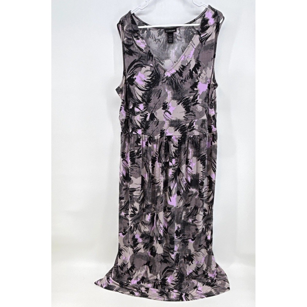 Lane Bryant Maxi Dress womens 18/20  flowy  xx V-neck sleeveless soft